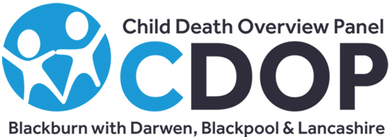 Child Death Overview Panel Blackburn with Darwen, Blackpool & Lancashire logo